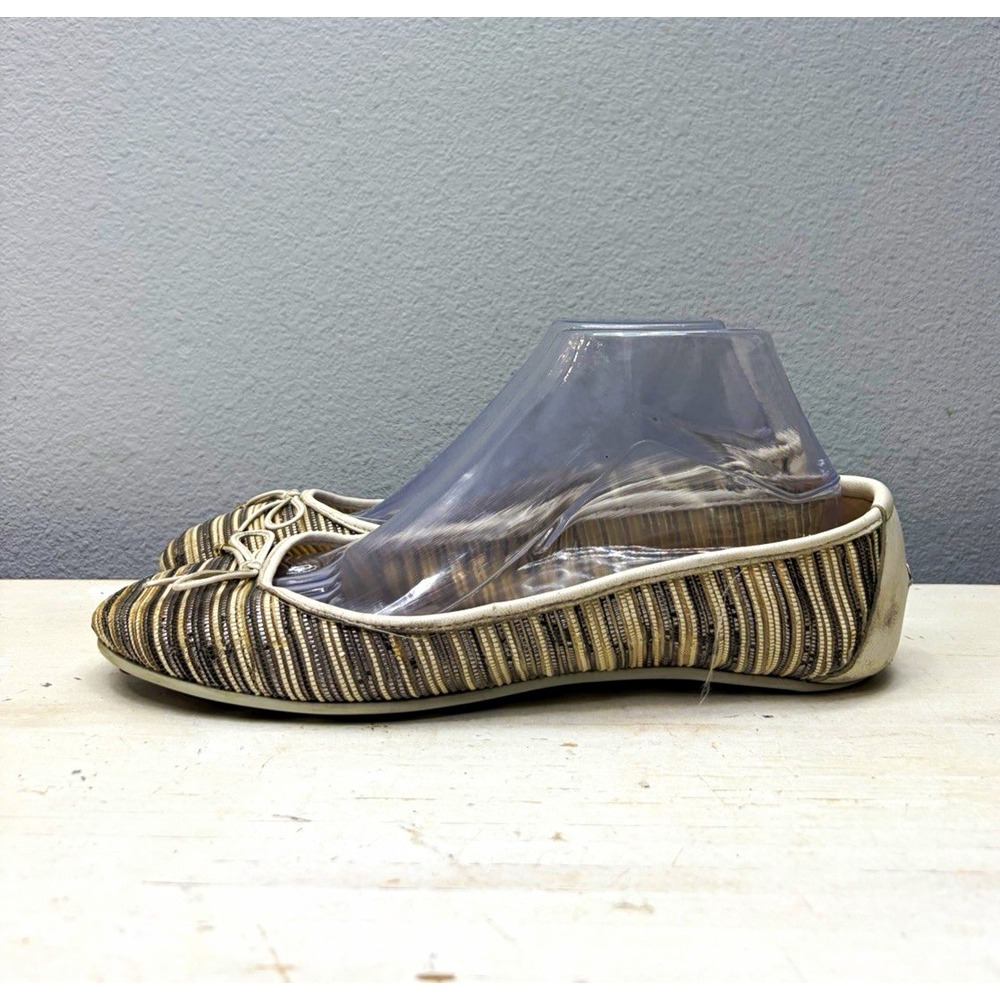 Jimmy Choo Grey Walsh Ballet Flats Size 8